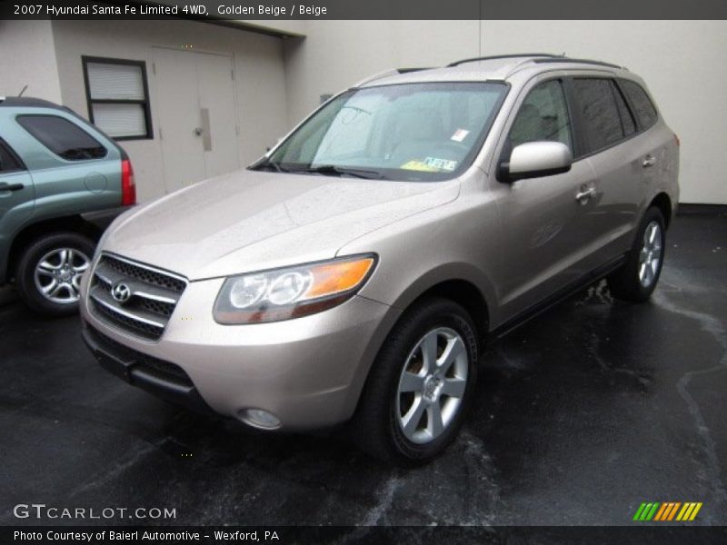Golden Beige / Beige 2007 Hyundai Santa Fe Limited 4WD