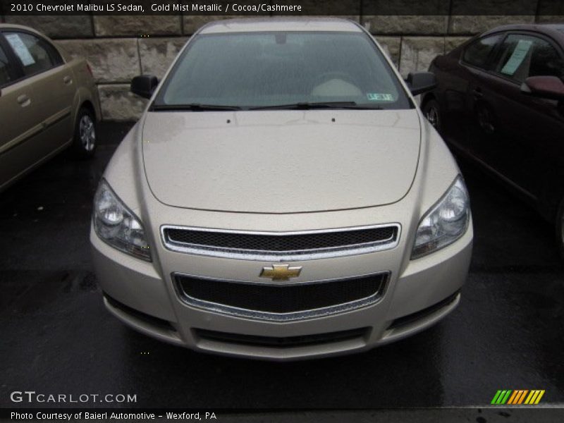Gold Mist Metallic / Cocoa/Cashmere 2010 Chevrolet Malibu LS Sedan