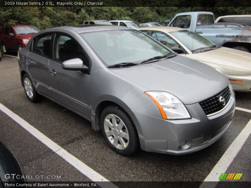 Magnetic Gray / Charcoal 2009 Nissan Sentra 2.0 SL