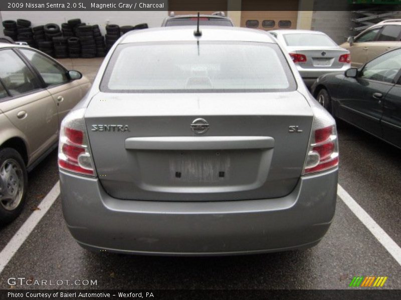 Magnetic Gray / Charcoal 2009 Nissan Sentra 2.0 SL