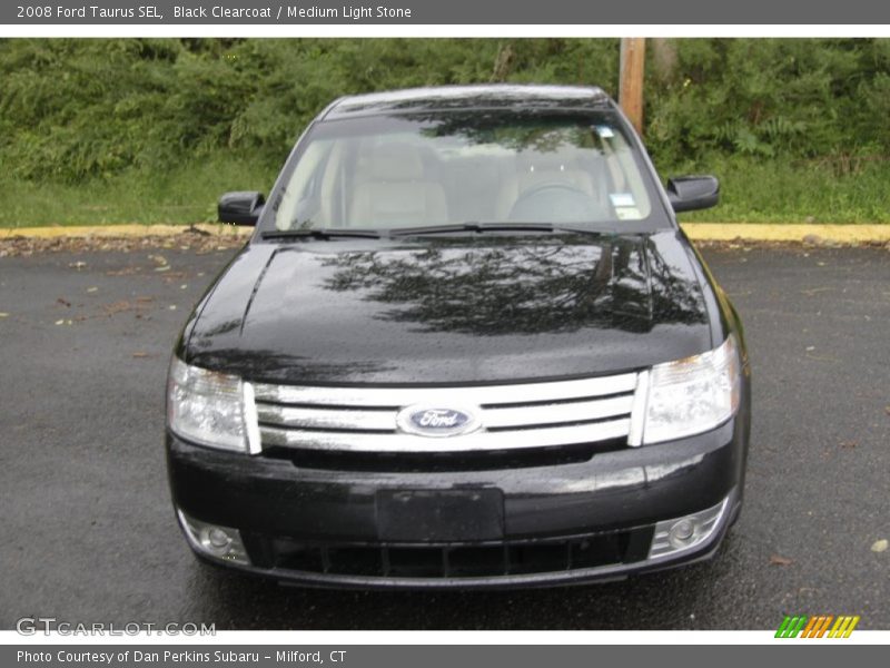 Black Clearcoat / Medium Light Stone 2008 Ford Taurus SEL