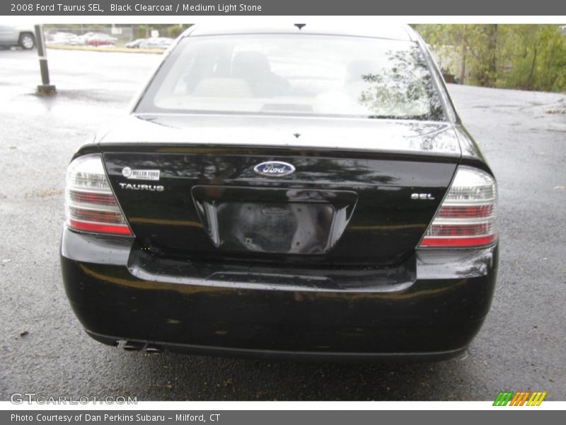 Black Clearcoat / Medium Light Stone 2008 Ford Taurus SEL
