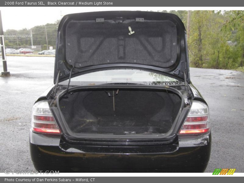 Black Clearcoat / Medium Light Stone 2008 Ford Taurus SEL