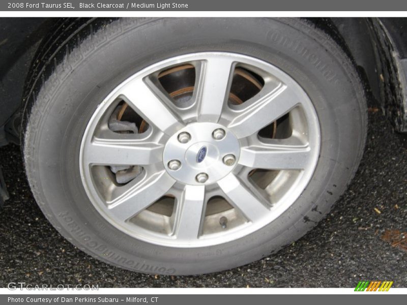 Black Clearcoat / Medium Light Stone 2008 Ford Taurus SEL