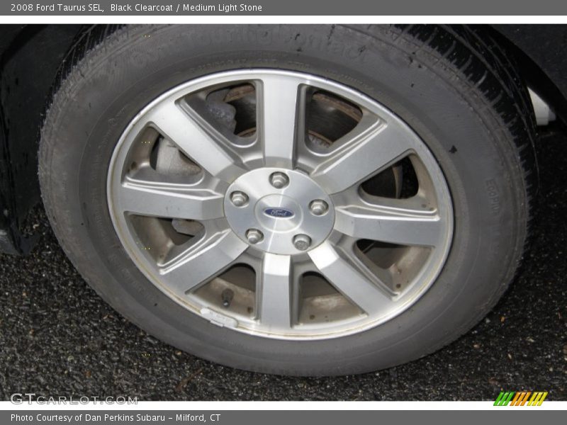 Black Clearcoat / Medium Light Stone 2008 Ford Taurus SEL