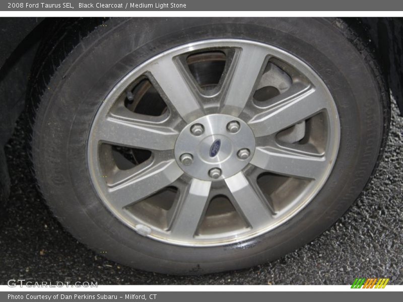 Black Clearcoat / Medium Light Stone 2008 Ford Taurus SEL