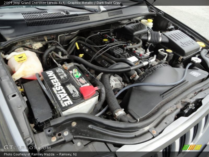 Graphite Metallic / Dark Slate Gray 2004 Jeep Grand Cherokee Laredo 4x4