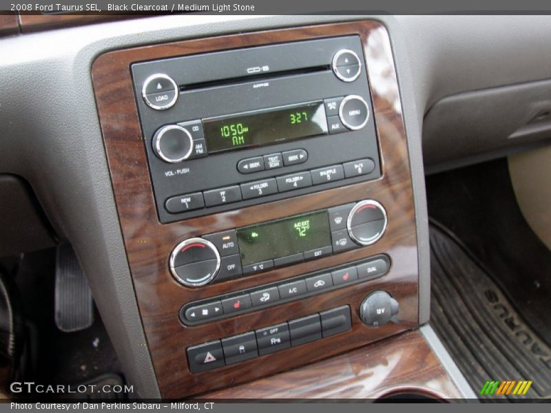 Black Clearcoat / Medium Light Stone 2008 Ford Taurus SEL