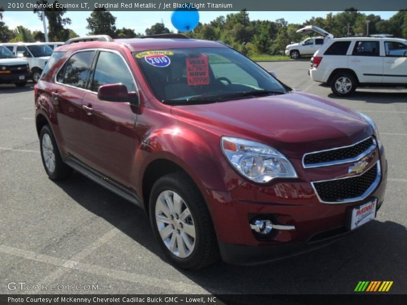 Cardinal Red Metallic / Jet Black/Light Titanium 2010 Chevrolet Equinox LT