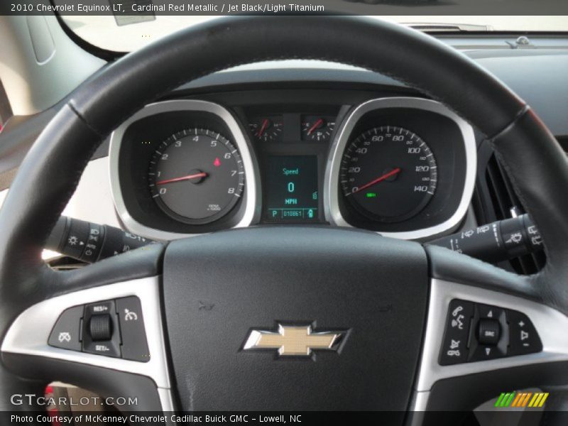 Cardinal Red Metallic / Jet Black/Light Titanium 2010 Chevrolet Equinox LT