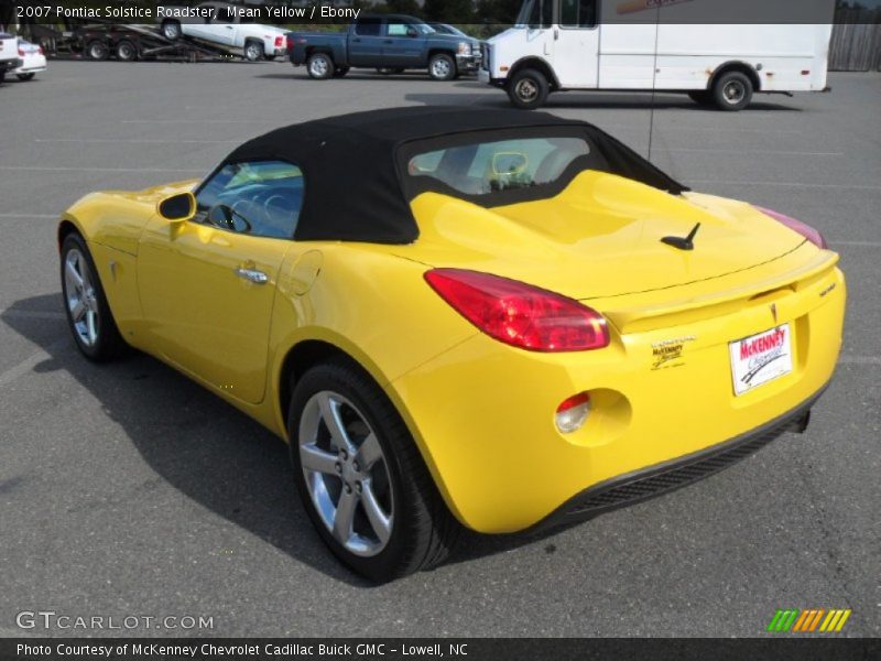  2007 Solstice Roadster Mean Yellow