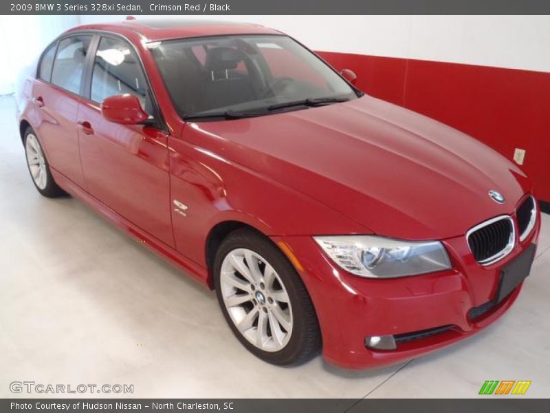 Crimson Red / Black 2009 BMW 3 Series 328xi Sedan