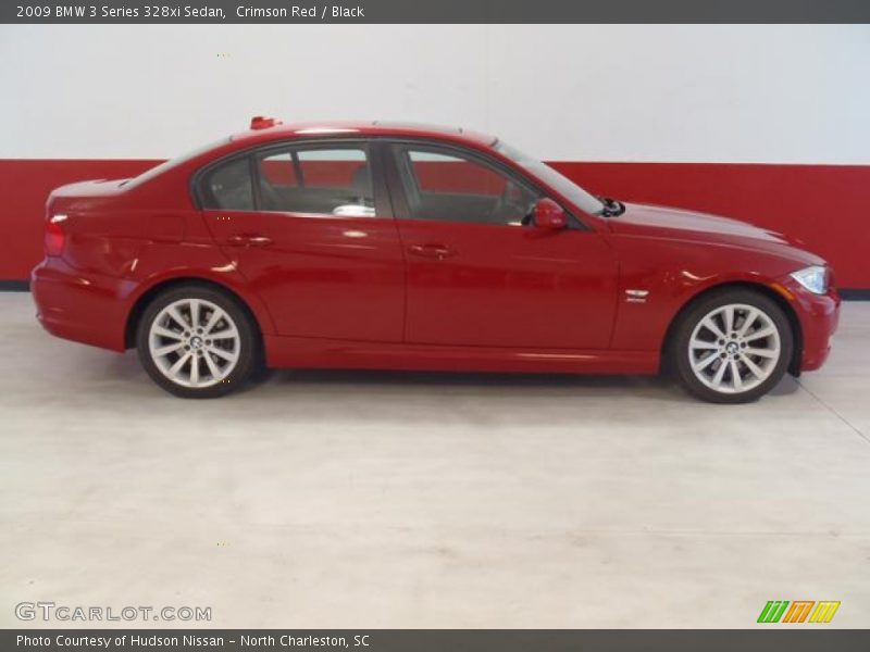 Crimson Red / Black 2009 BMW 3 Series 328xi Sedan