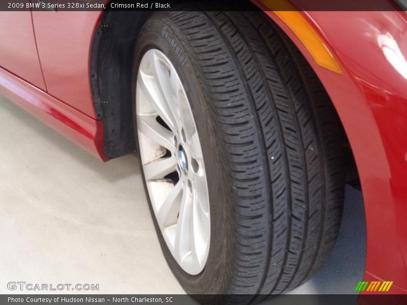 Crimson Red / Black 2009 BMW 3 Series 328xi Sedan