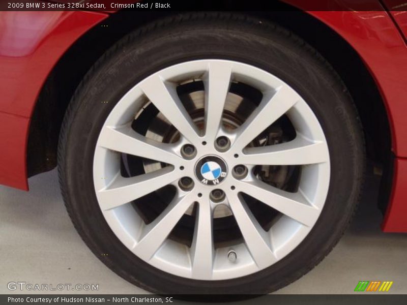 Crimson Red / Black 2009 BMW 3 Series 328xi Sedan