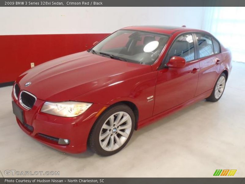 Crimson Red / Black 2009 BMW 3 Series 328xi Sedan