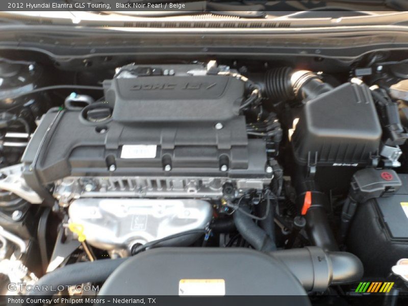 Black Noir Pearl / Beige 2012 Hyundai Elantra GLS Touring