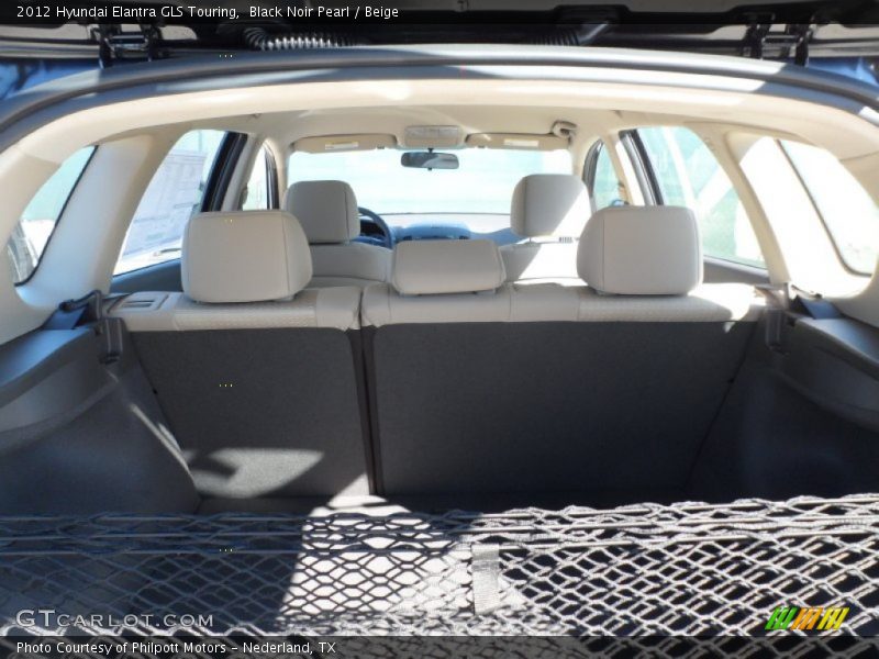 Black Noir Pearl / Beige 2012 Hyundai Elantra GLS Touring