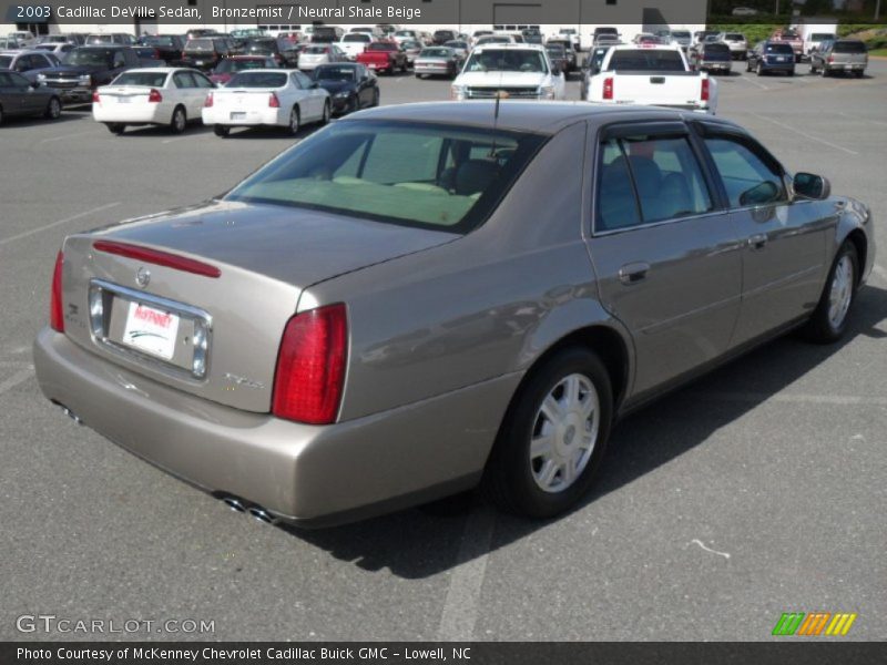Bronzemist / Neutral Shale Beige 2003 Cadillac DeVille Sedan