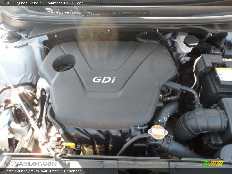  2012 Veloster  Engine - 1.6 Liter GDI DOHC 16-Valve Dual-CVVT 4 Cylinder