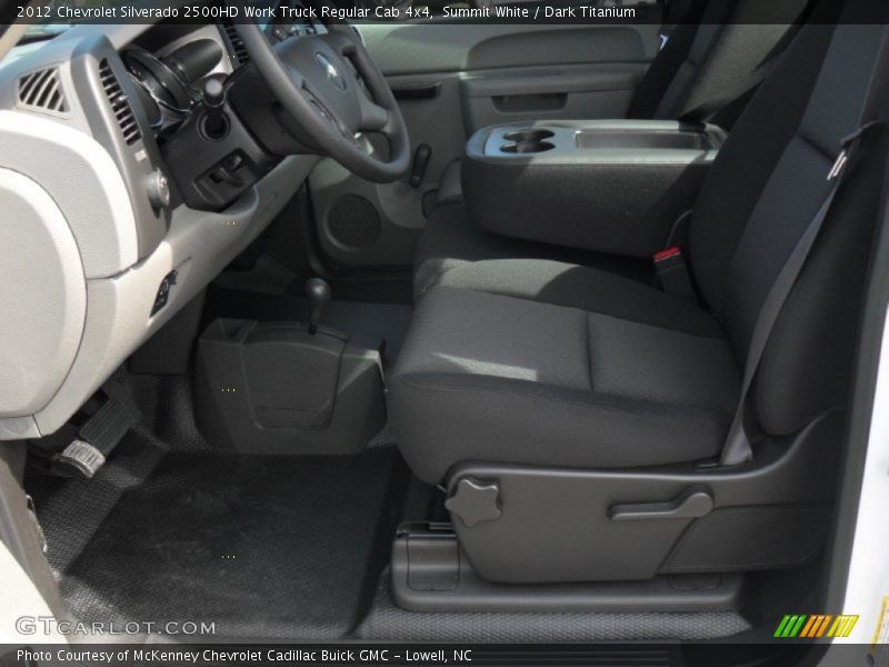 Summit White / Dark Titanium 2012 Chevrolet Silverado 2500HD Work Truck Regular Cab 4x4