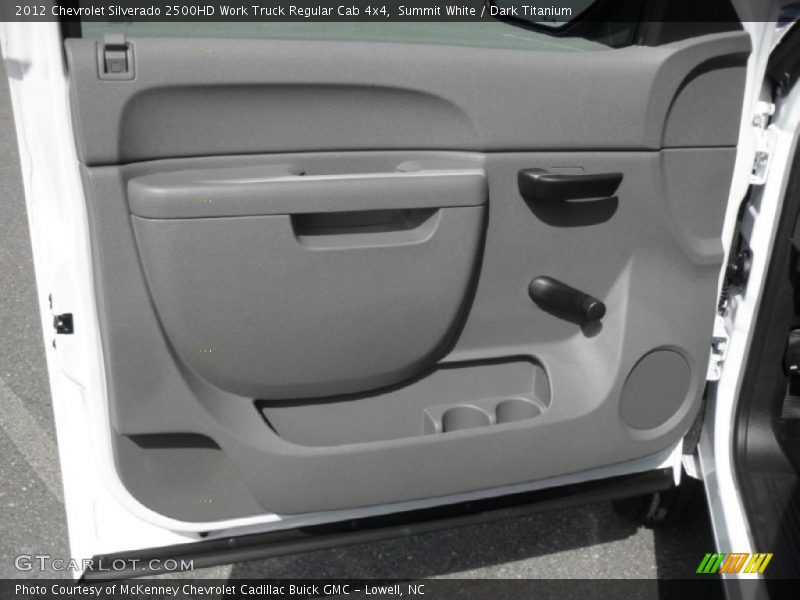 Summit White / Dark Titanium 2012 Chevrolet Silverado 2500HD Work Truck Regular Cab 4x4