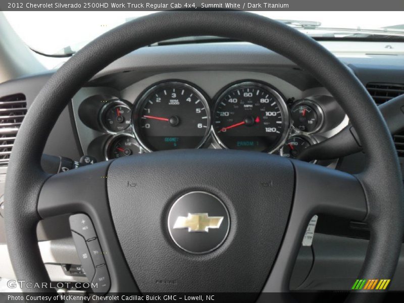  2012 Silverado 2500HD Work Truck Regular Cab 4x4 Steering Wheel