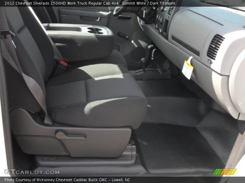 Summit White / Dark Titanium 2012 Chevrolet Silverado 2500HD Work Truck Regular Cab 4x4