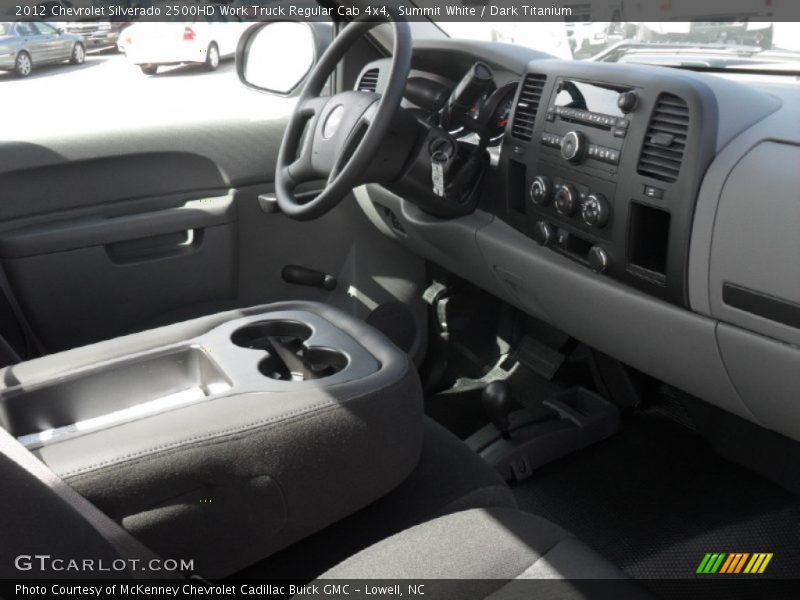 Summit White / Dark Titanium 2012 Chevrolet Silverado 2500HD Work Truck Regular Cab 4x4