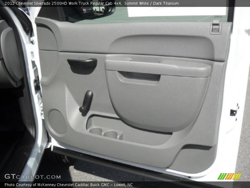 Summit White / Dark Titanium 2012 Chevrolet Silverado 2500HD Work Truck Regular Cab 4x4