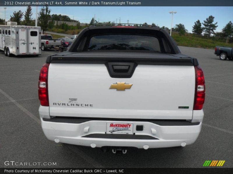 Summit White / Dark Titanium/Light Titanium 2012 Chevrolet Avalanche LT 4x4