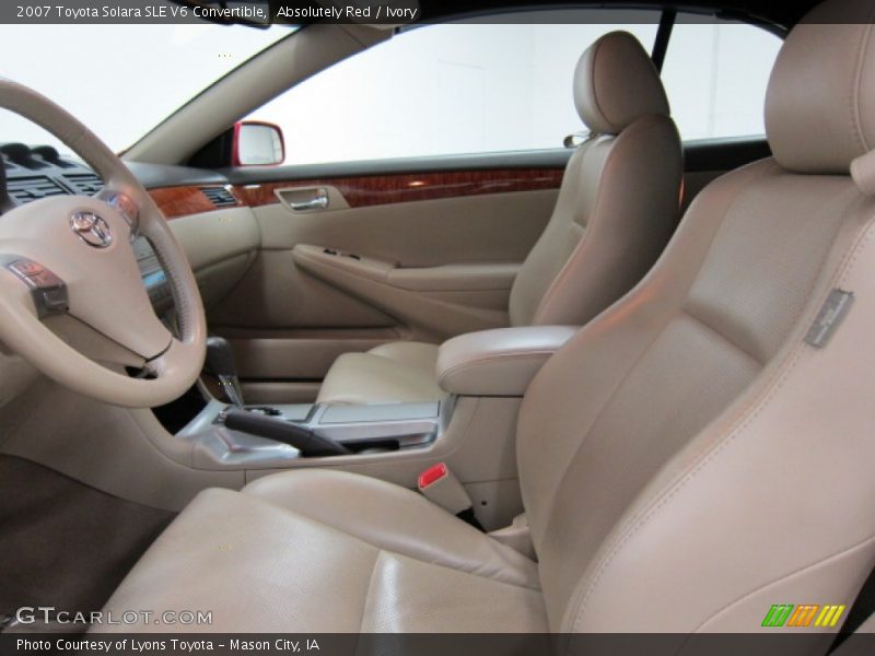 Absolutely Red / Ivory 2007 Toyota Solara SLE V6 Convertible