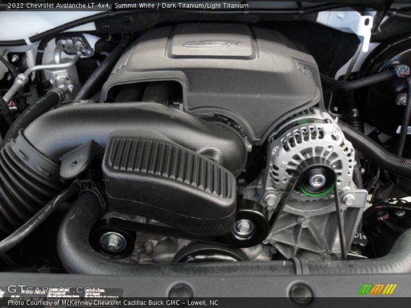  2012 Avalanche LT 4x4 Engine - 5.3 Liter OHV 16-Valve Flex-Fuel Vortec V8
