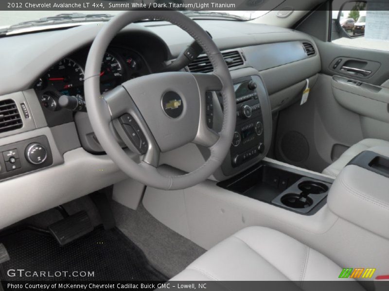 Dark Titanium/Light Titanium Interior - 2012 Avalanche LT 4x4 