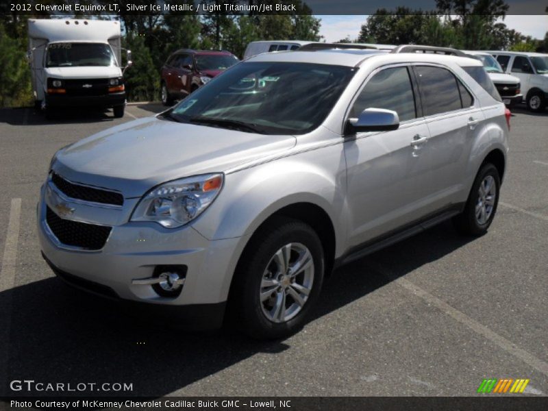 Silver Ice Metallic / Light Titanium/Jet Black 2012 Chevrolet Equinox LT