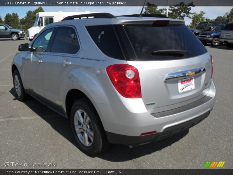 Silver Ice Metallic / Light Titanium/Jet Black 2012 Chevrolet Equinox LT