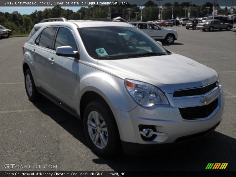 Silver Ice Metallic / Light Titanium/Jet Black 2012 Chevrolet Equinox LT