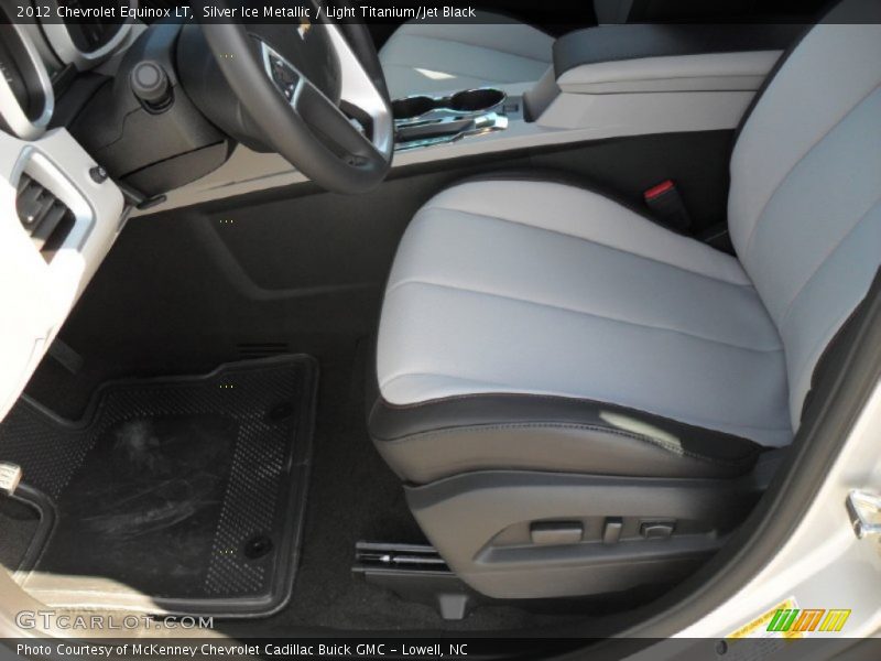 Silver Ice Metallic / Light Titanium/Jet Black 2012 Chevrolet Equinox LT