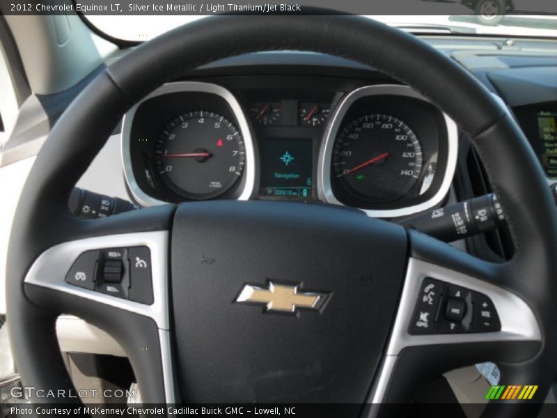 Silver Ice Metallic / Light Titanium/Jet Black 2012 Chevrolet Equinox LT