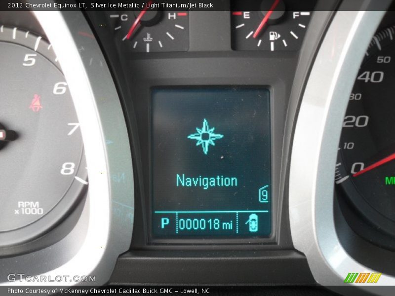 Silver Ice Metallic / Light Titanium/Jet Black 2012 Chevrolet Equinox LT