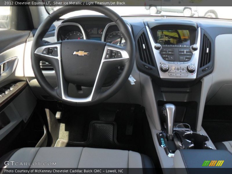 Silver Ice Metallic / Light Titanium/Jet Black 2012 Chevrolet Equinox LT