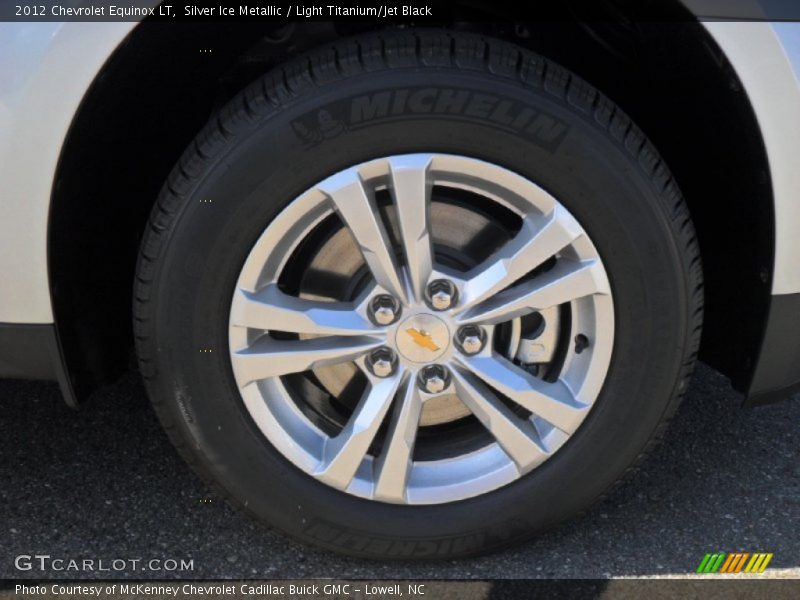 Silver Ice Metallic / Light Titanium/Jet Black 2012 Chevrolet Equinox LT