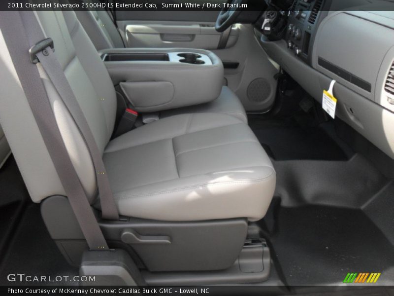  2011 Silverado 2500HD LS Extended Cab Dark Titanium Interior