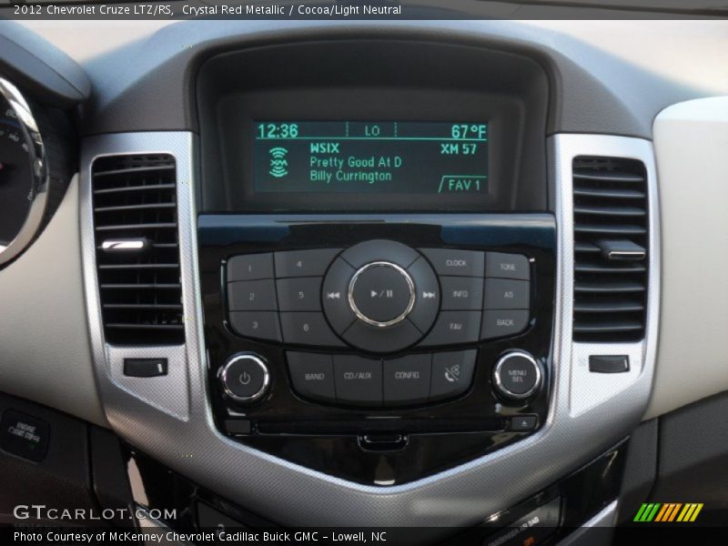 Controls of 2012 Cruze LTZ/RS