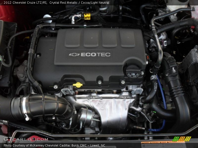  2012 Cruze LTZ/RS Engine - 1.4 Liter DI Turbocharged DOHC 16-Valve VVT 4 Cylinder