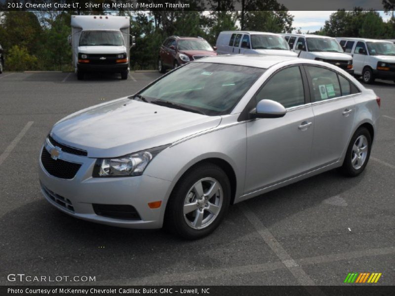 Silver Ice Metallic / Medium Titanium 2012 Chevrolet Cruze LT