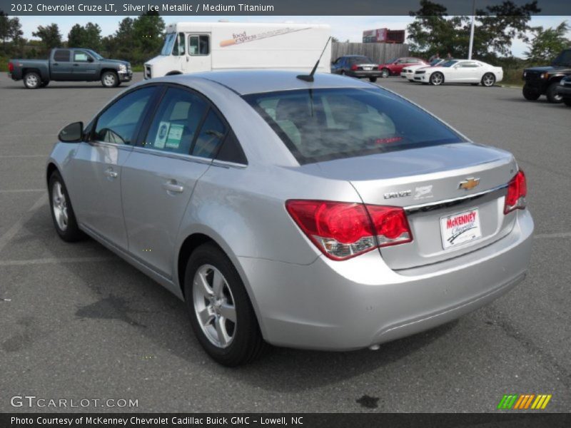 Silver Ice Metallic / Medium Titanium 2012 Chevrolet Cruze LT
