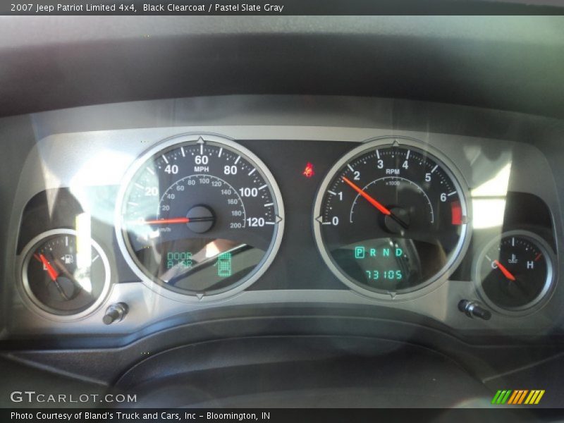 Black Clearcoat / Pastel Slate Gray 2007 Jeep Patriot Limited 4x4