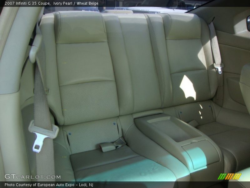 Ivory Pearl / Wheat Beige 2007 Infiniti G 35 Coupe
