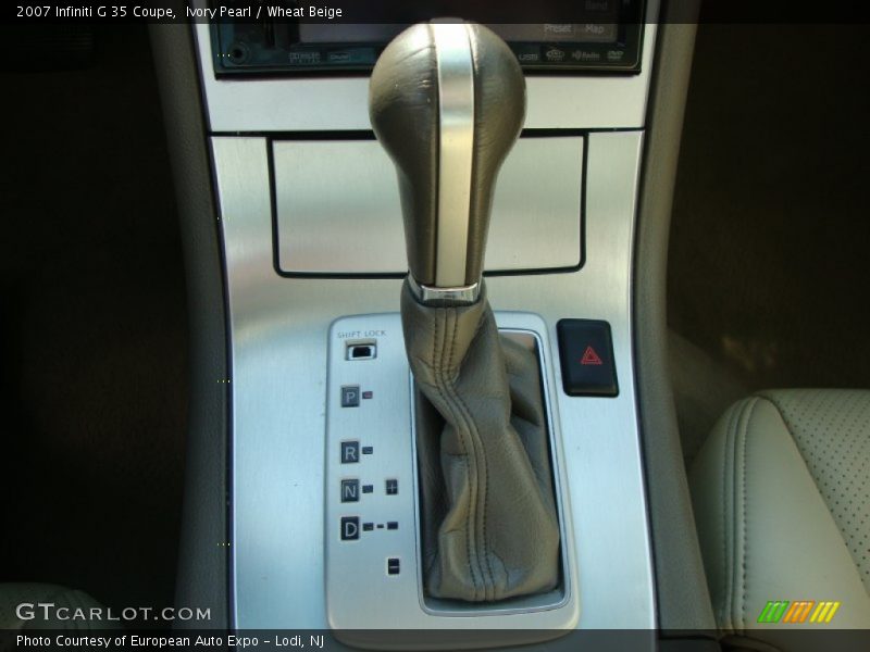 Ivory Pearl / Wheat Beige 2007 Infiniti G 35 Coupe